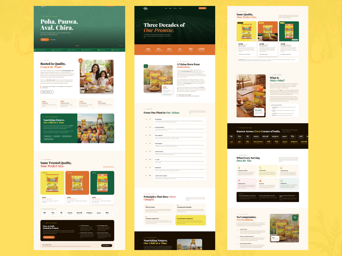 Homepage,AboutPage and ProductPage design.